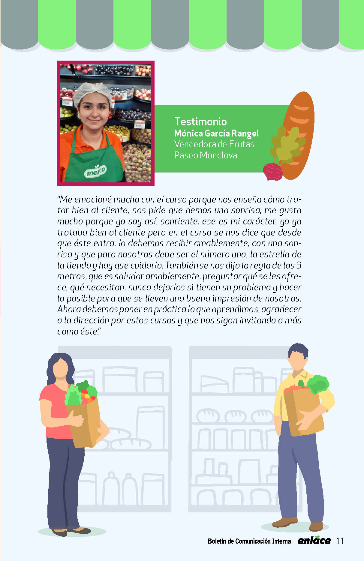 Testimonio Mónica García Rangel. Vendedora de frutas. Paseo Monclova